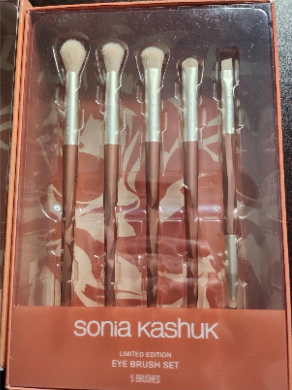 Sonia Kashuk Limited Edition 5 Pc. Eye Brush Set featuring copper handles
